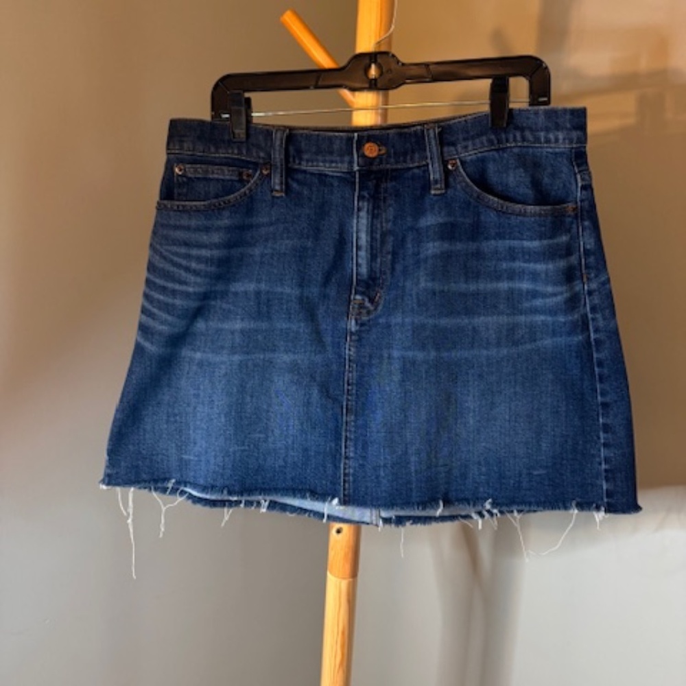 J Crew Denim Mini Skirt, Size 31